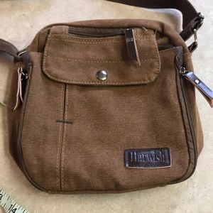 Cross body canvas bag